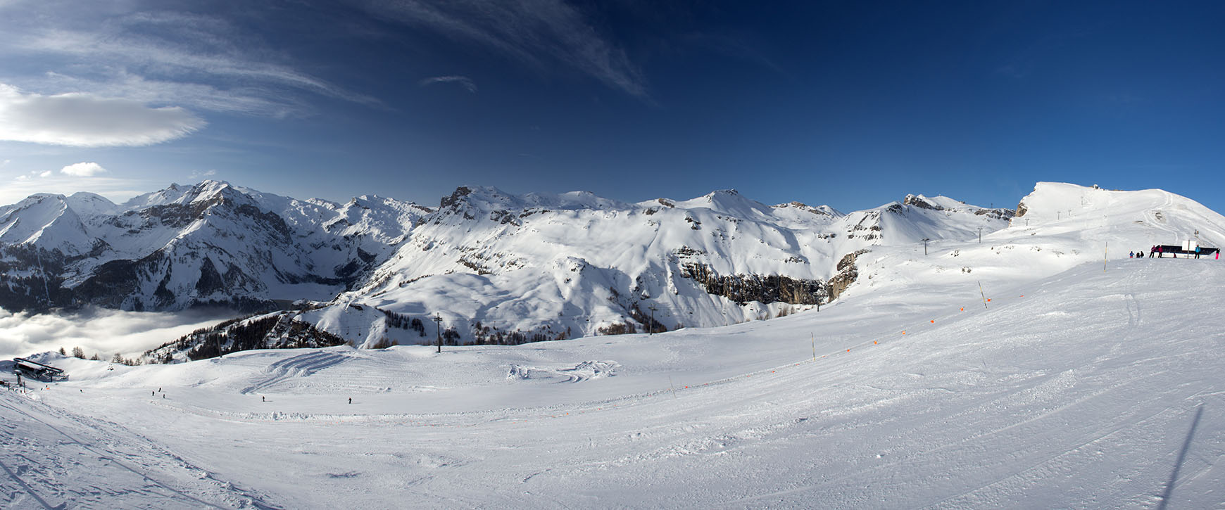 Schweiz - Skigebiet Crans Montana